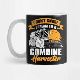 Combine Harvester Driver Farming Farm Farmer Gift Mug